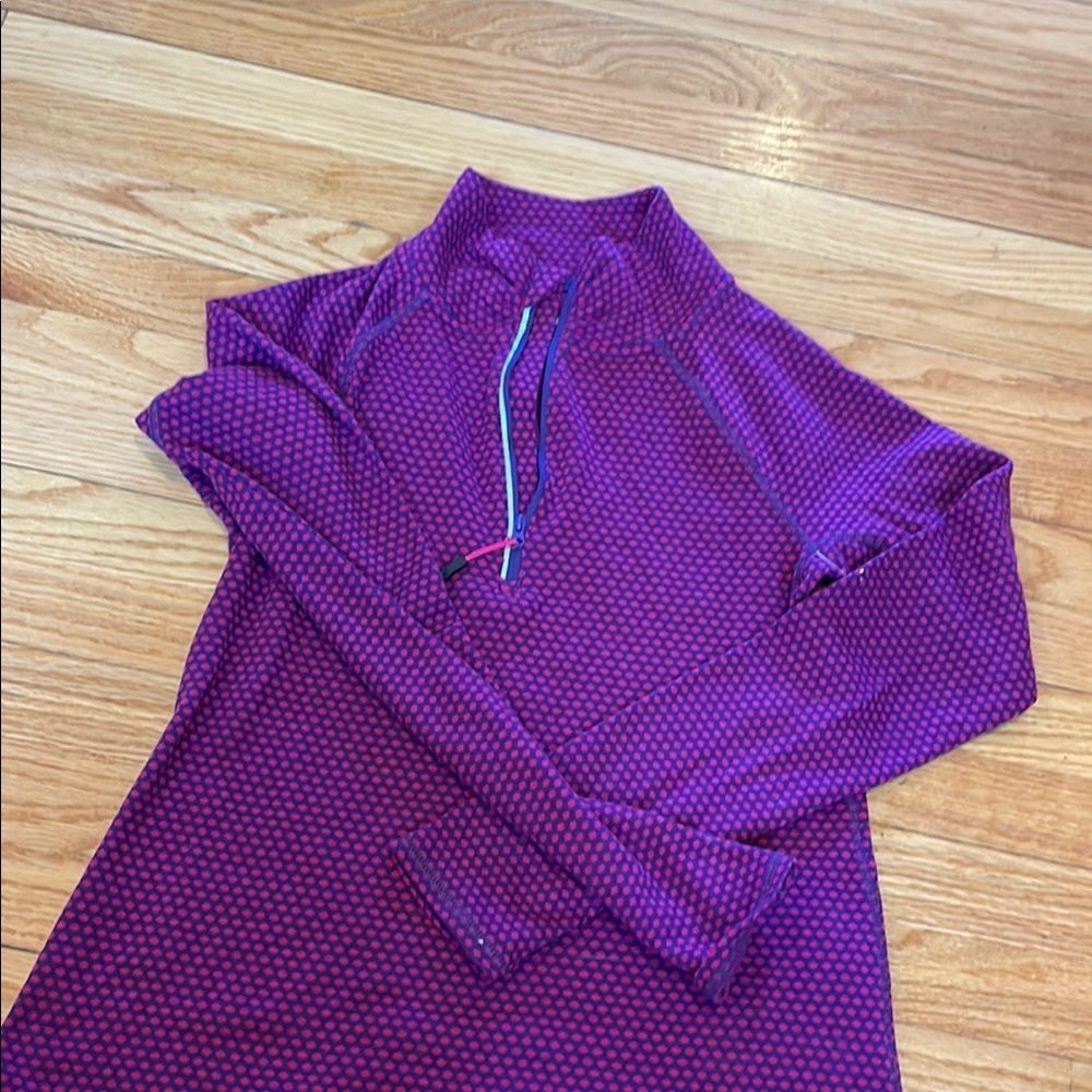 Purple Quarter-Zip Pullover